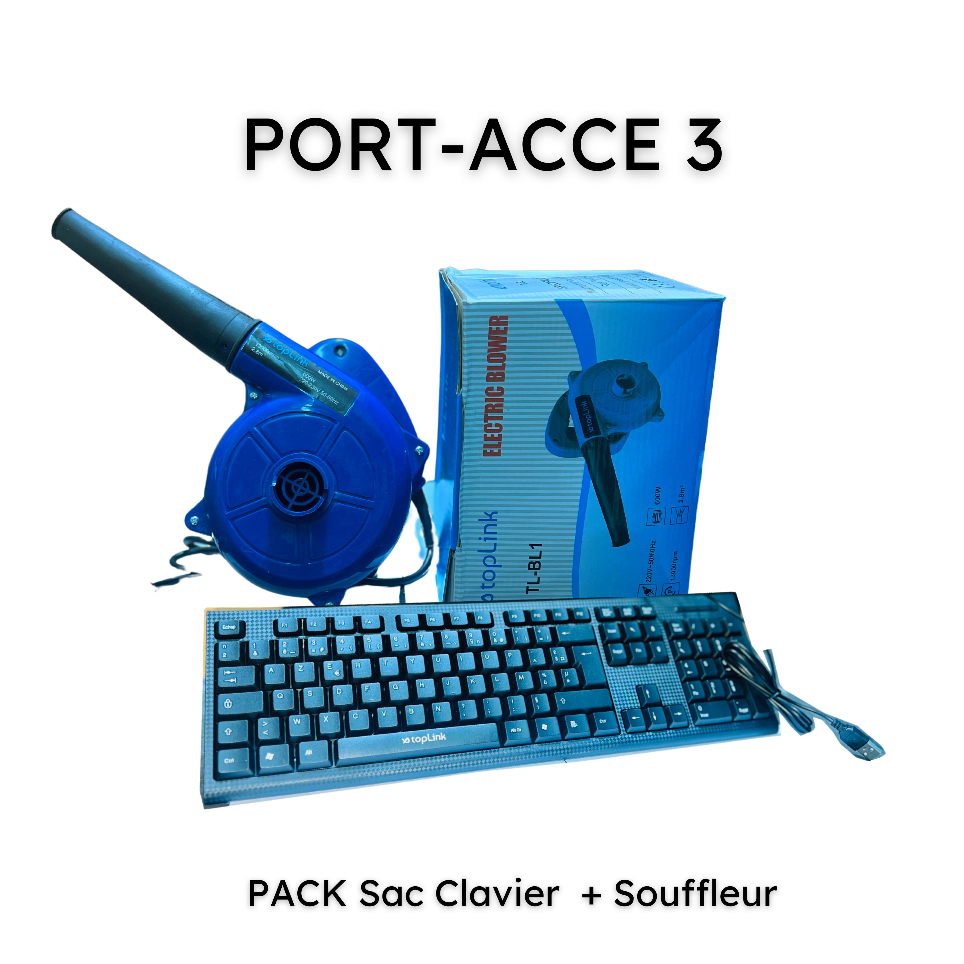 PACK PORT-ACCE 3 - Souffleur / Clavier Toplink PACK PORT-ACCE 3 - Souffleur / Clavier Toplink
